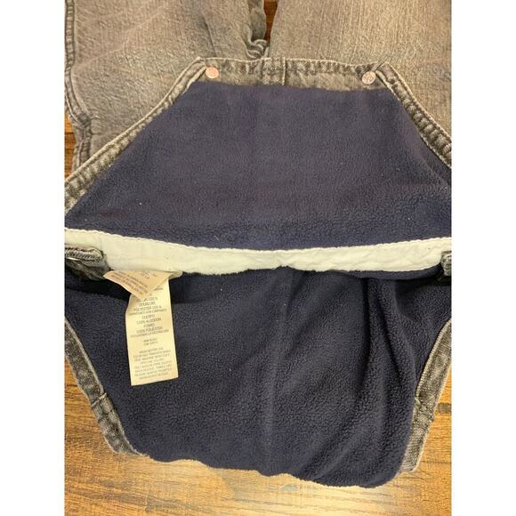 OSHKOSH B’GOSH Boy’s Fleece Lined Jean Bib Overalls / Size: 24 Months - Picture 5 of 15